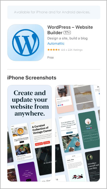 Update your WordPress site from anywhere